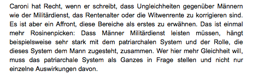 Feri: Männer - emanzipiert euch!